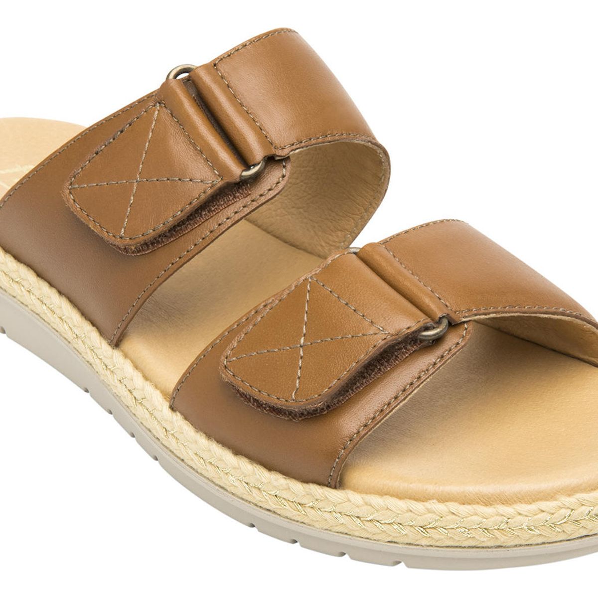 FLEXI - Sandalia Mujer Cuero Peonia Café Flexi