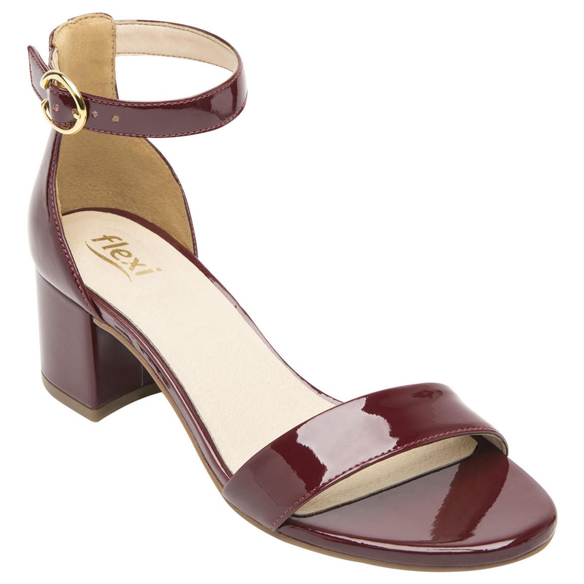 FLEXI - Sandalia Mujer Celine Rojo Osc. Flexi