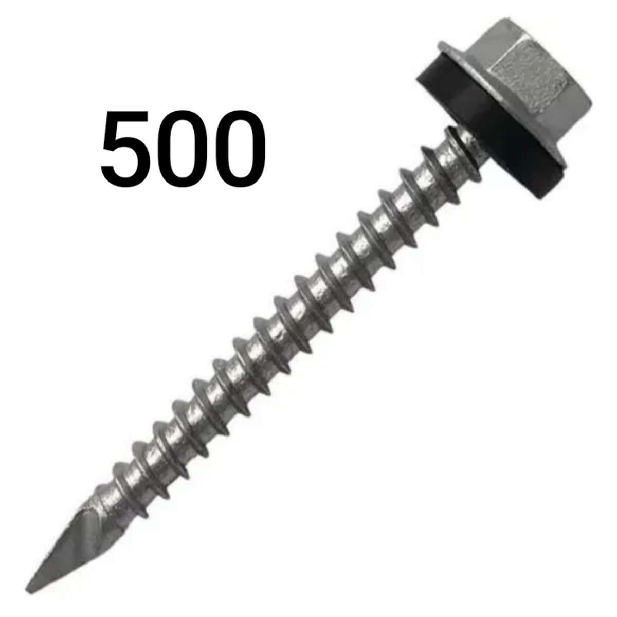 GENERICO - Tornillo Hex Autoperforante Punta Espada 10x1 1/2 500 Unds