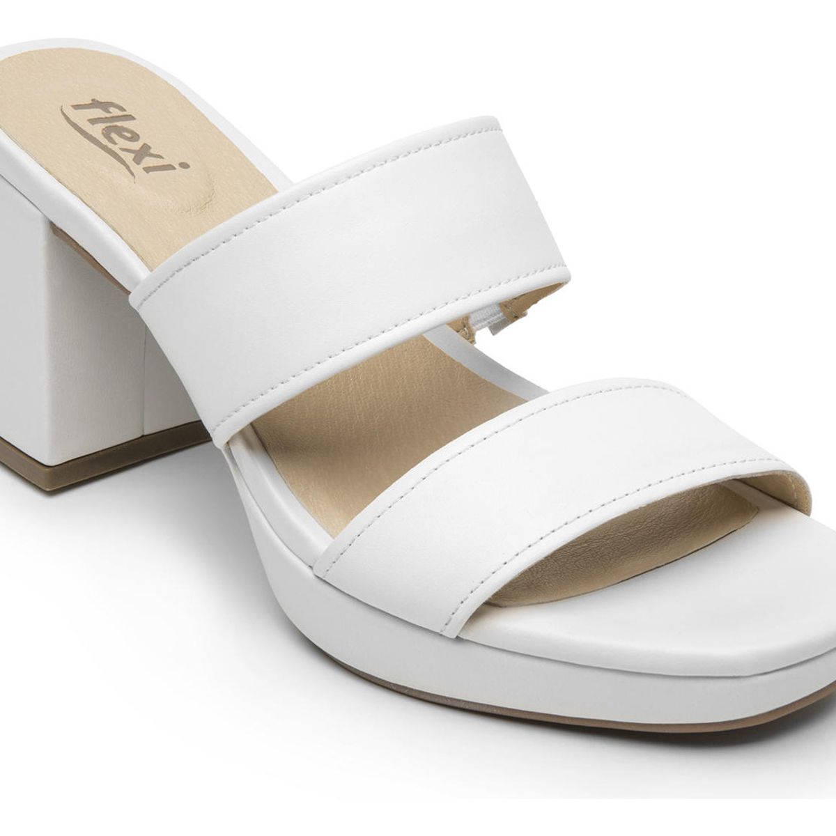 FLEXI - Sandalia Mujer Kadeisha 123005 Blanco Flexi