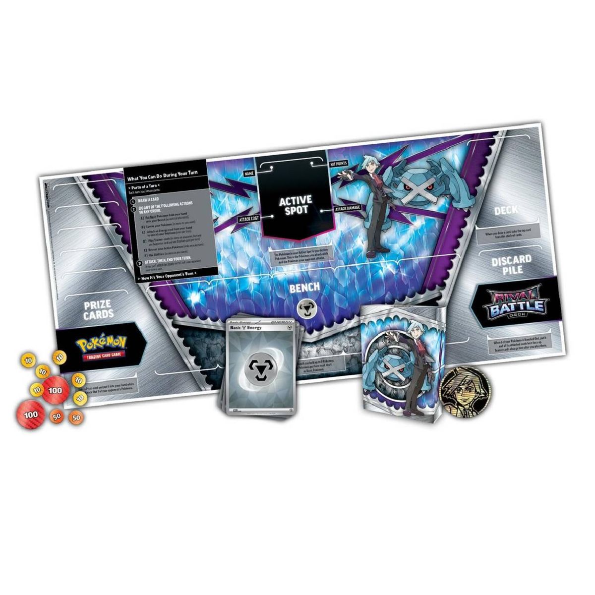 POKEMON - Pokémon Steven Rival Battle Deck Español