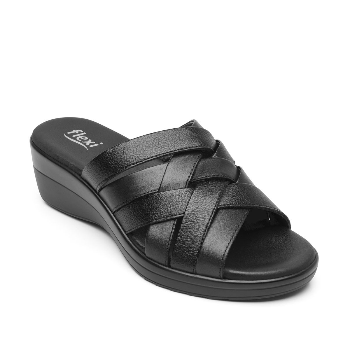 FLEXI - Sandalia Mujer Amapola 116014 Negro Flexi