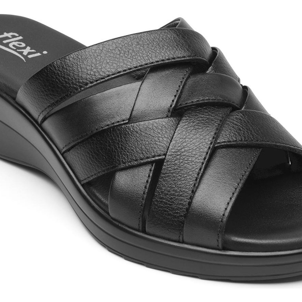 FLEXI - Sandalia Mujer Amapola 116014 Negro Flexi