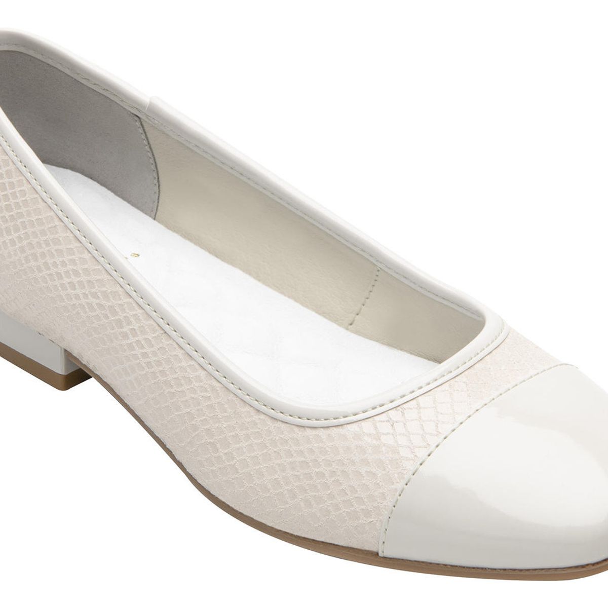 FLEXI - Ballerina Mujer Cuero Kirsten 119903 Blanco Flexi