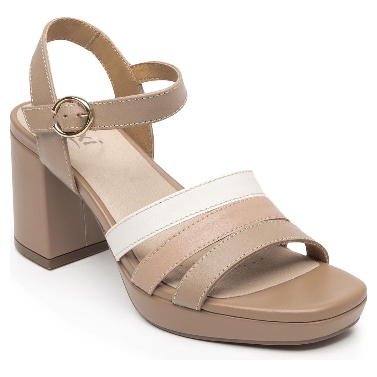 FLEXI - Sandalia Mujer Kadeisha 123007 Taupe Flexi