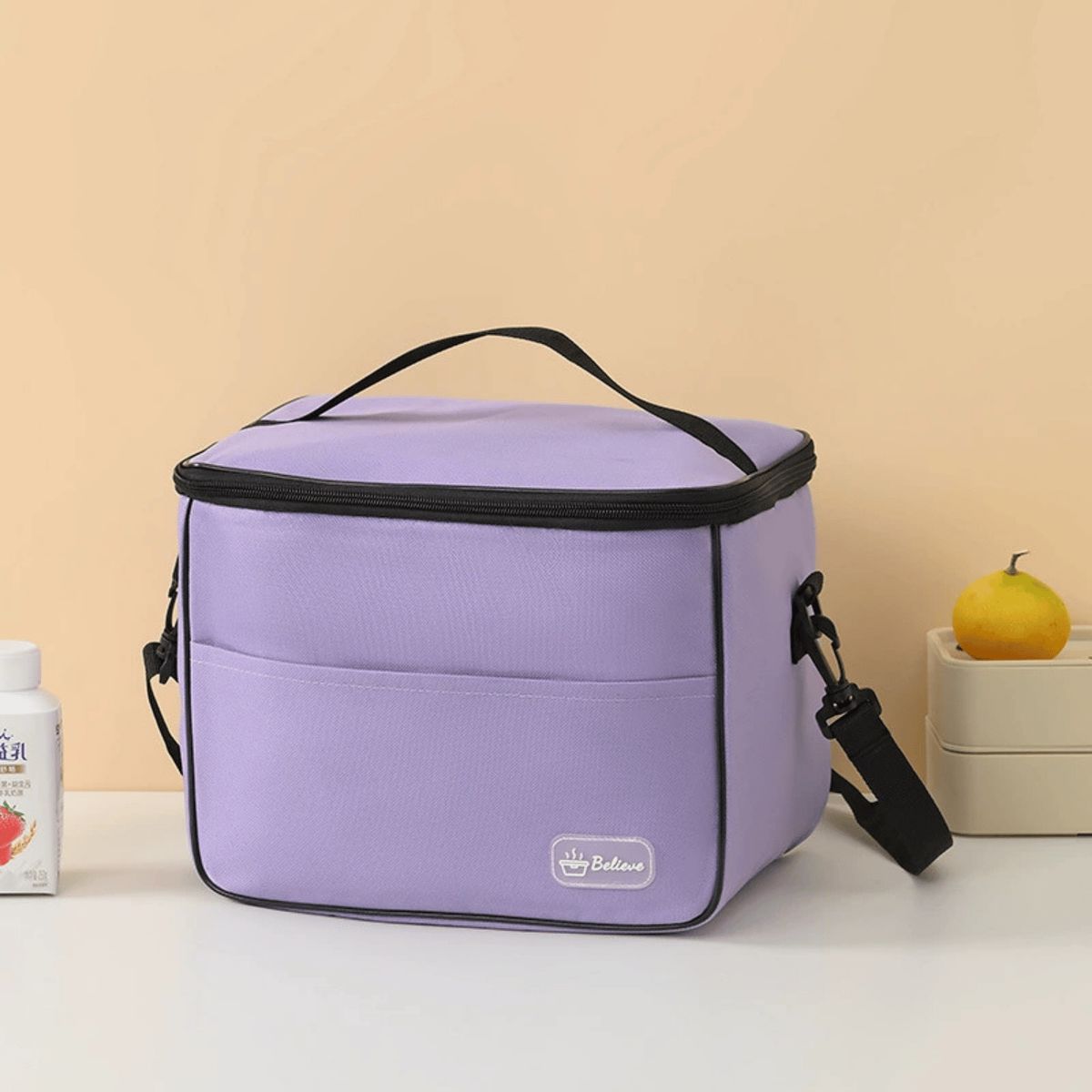 HOMESTAR - Lonchera Térmica Pupura 30x20x23 cm