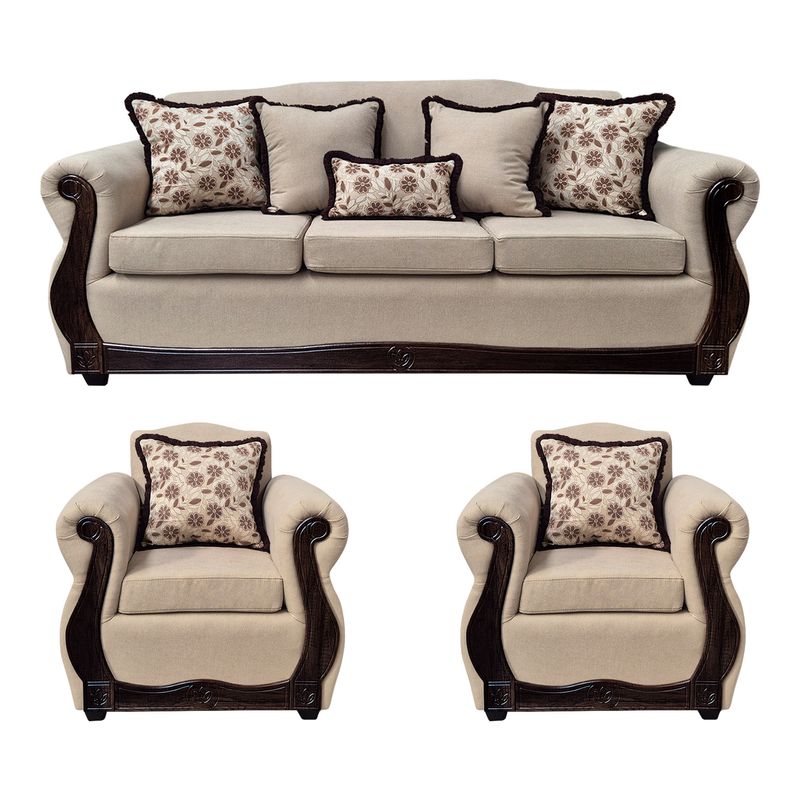 AMERICA DECORA - Living 4-1-1 Gran Santi Chenille Beige