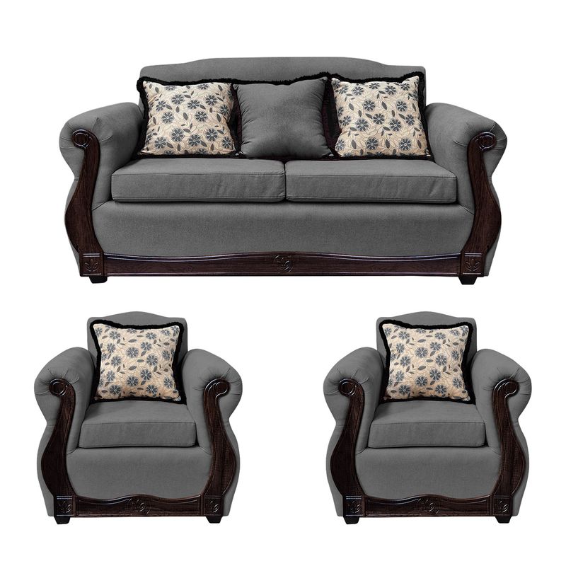 AMERICA DECORA - Living 3-1-1 Gran Santi Chenille Gris