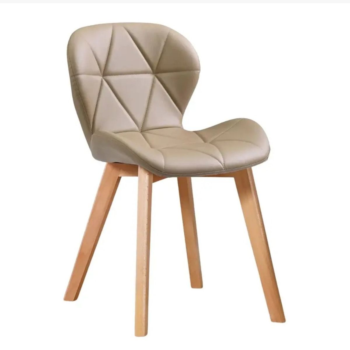 CORI CORI - Silla Mariposa Ecocuero Wood Cafe Light