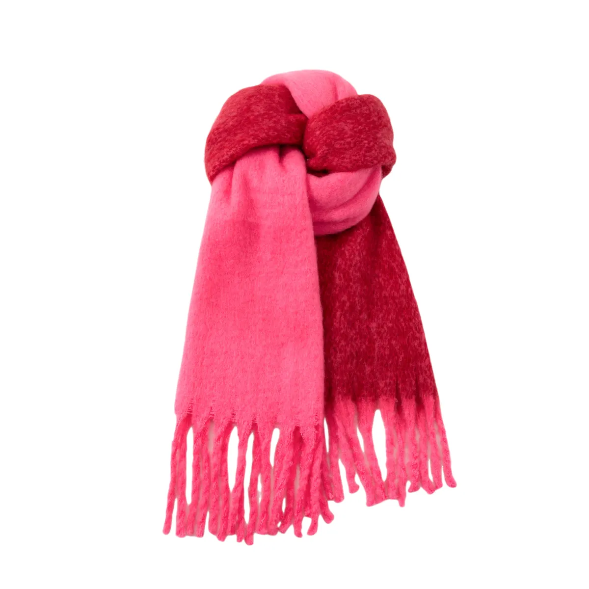 BLWOENS - Bufanda de mujer de invierno - Rosa