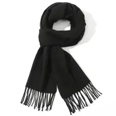 BLWOENS - Bufanda de mujer de invierno - Negro