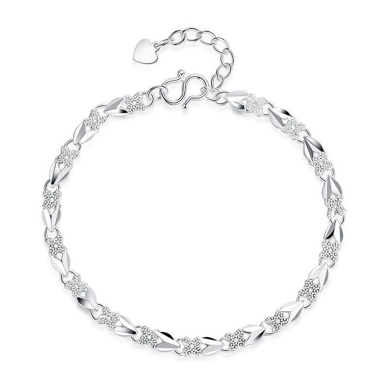BLWOENS - Pulsera Mujer - Plateada