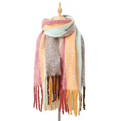 BLWOENS - Bufanda de mujer de invierno - Naranja