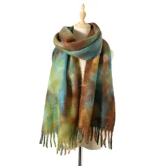 BLWOENS - Bufanda de mujer de invierno - Verde