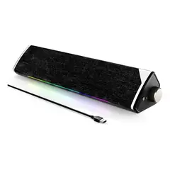 CASTLEN - Parlante Gamer Bluetooth Con Rgb Luces Portátil Soundbar