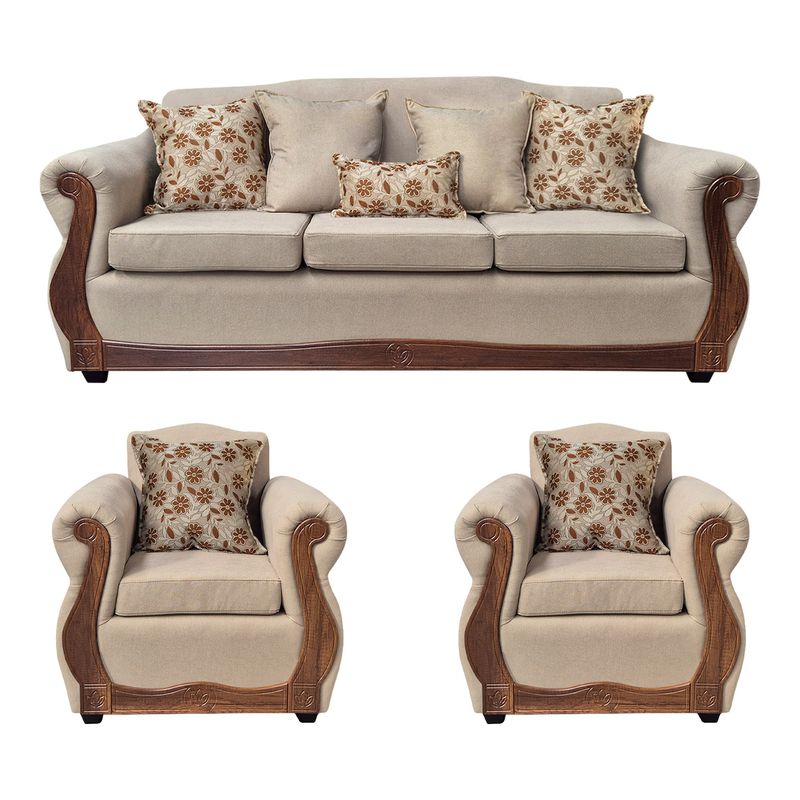 AMERICA DECORA - Living 4-1-1 Gran Santi Chenille Beige X