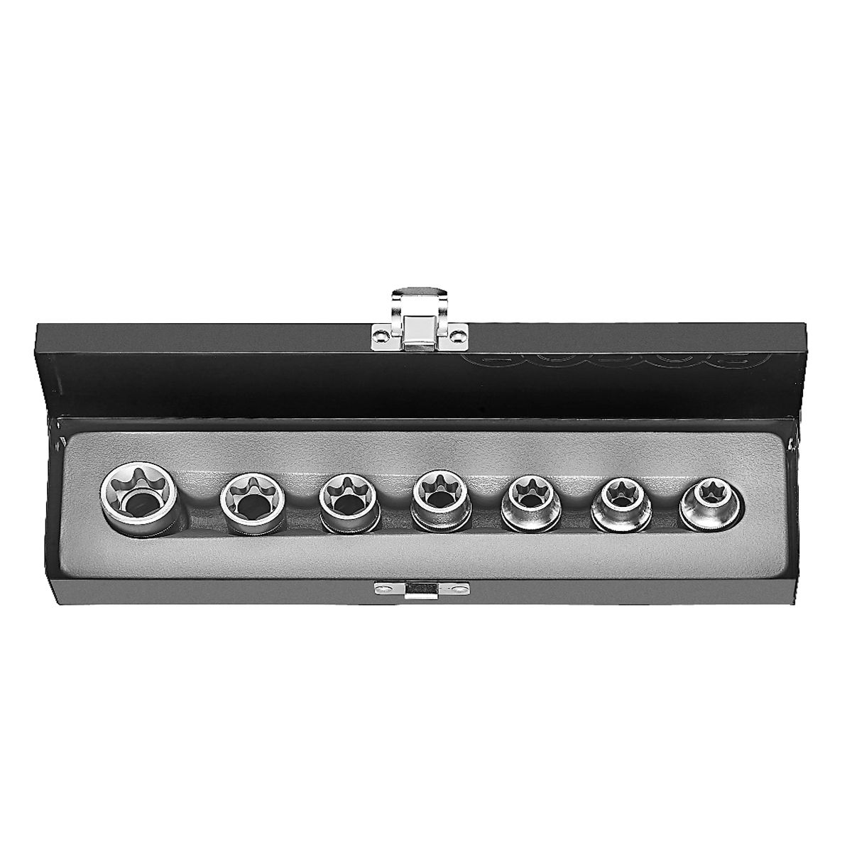 FORCE - Juego de Dados Torx Hembra (Estrella 6 Puntas) 7 Piezas 1/2″