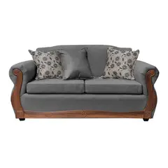 AMERICA DECORA - Sofá Para 3 Personas Gran Santi Chenille Gris X