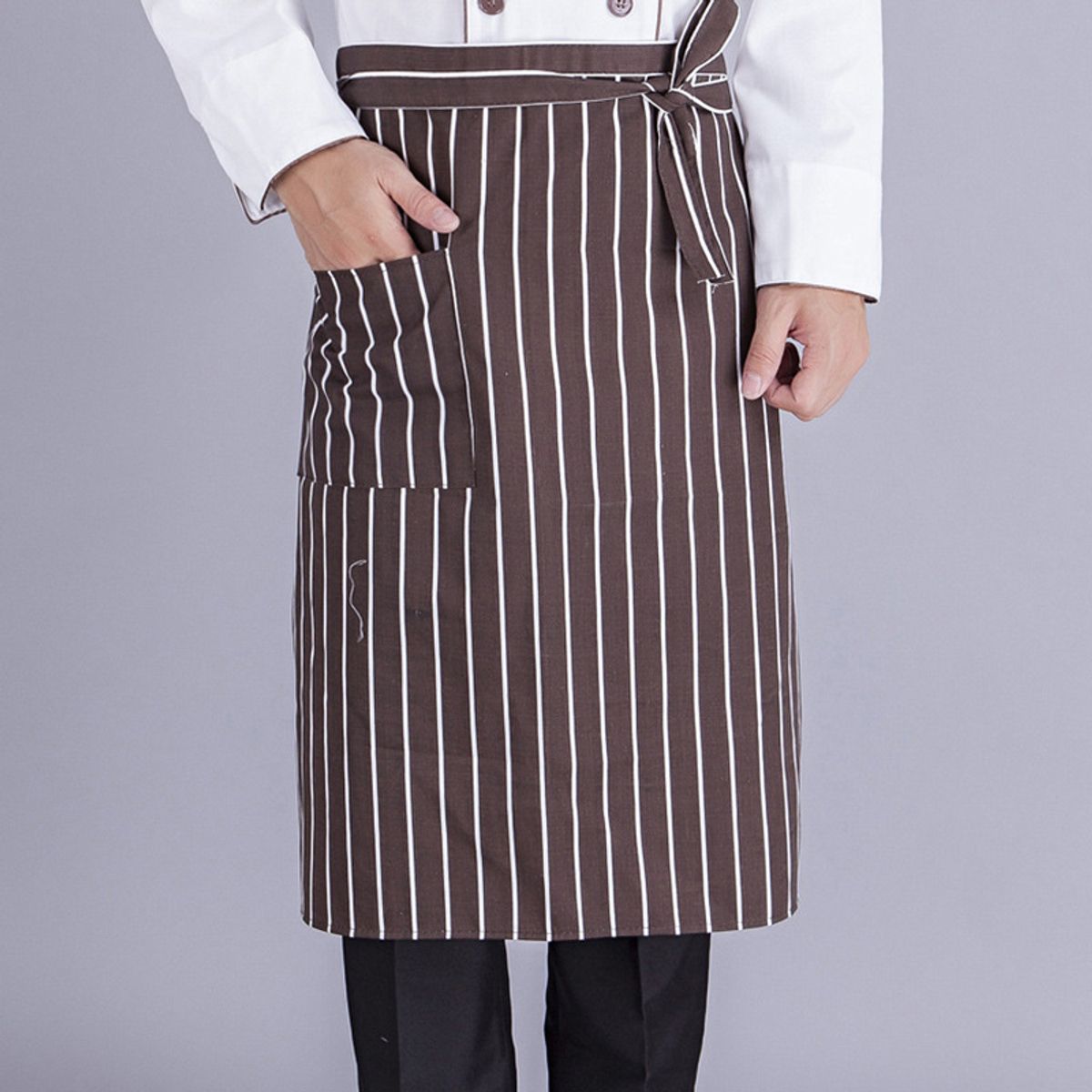 EDWINAYY - Delantales Cocina Camareros Ropa De Trabajo Impermeable