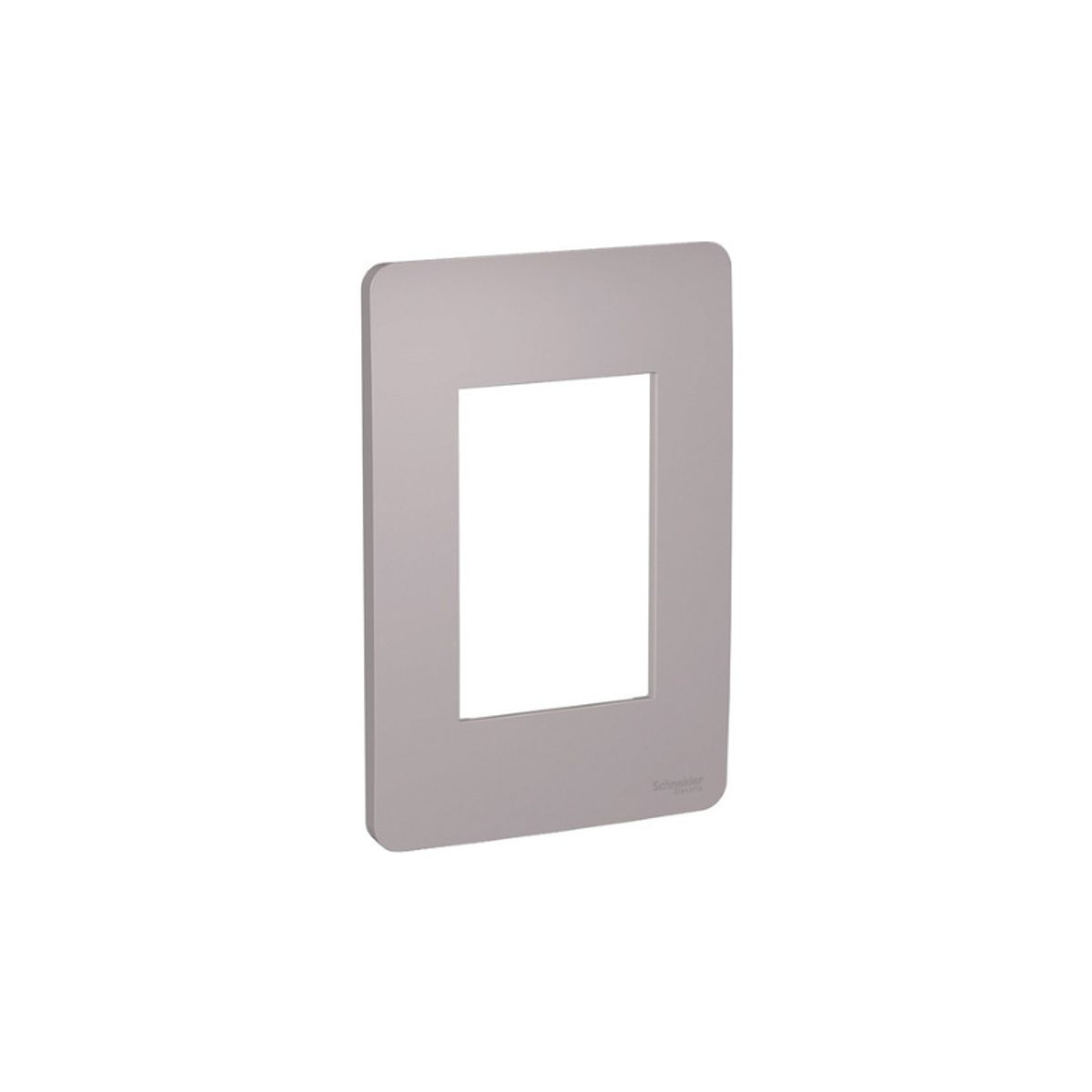 SCHNEIDER ELECTRIC - Placa 4x2 3 Puestos Axis Grey Schneider Orion sin soporte S730103224