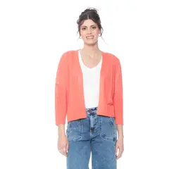 WADOS - CHALECO ABIERTO MANGA 34 SOLIDO