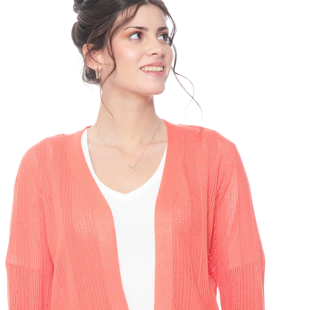 WADOS - CHALECO ABIERTO MANGA 34 SOLIDO