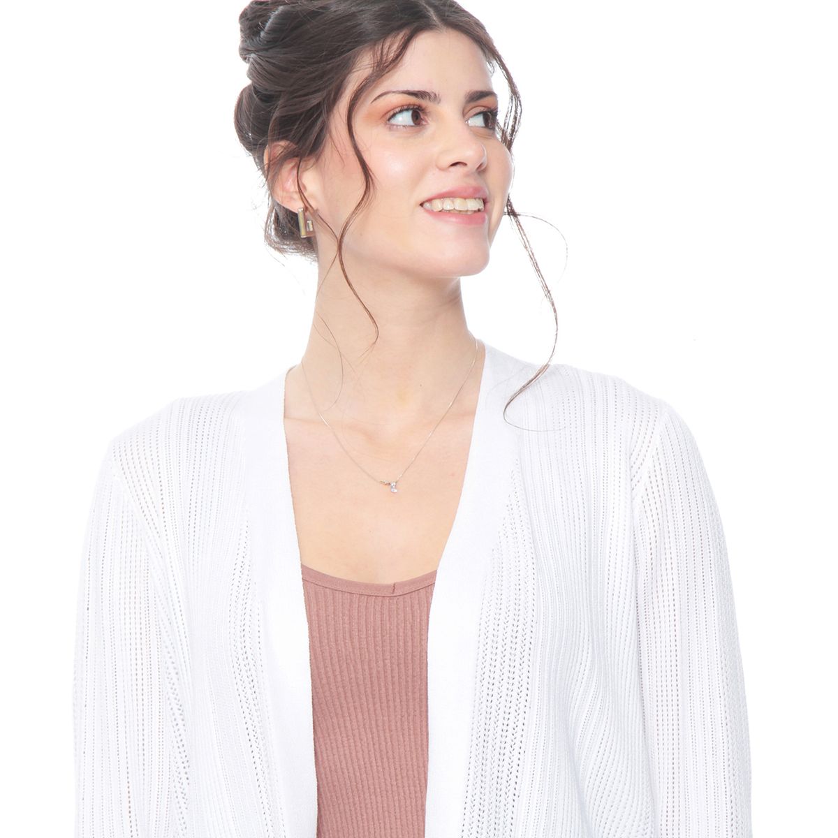 WADOS - CHALECO ABIERTO MANGA 34 SOLIDO