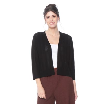 Imagen 1 del producto CHALECO ABIERTO MANGA 34 SOLIDO