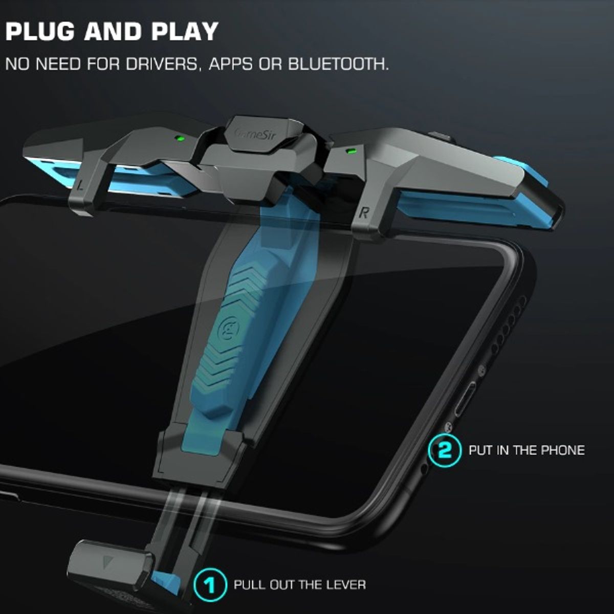 GENERICO - Gatillo Gamer Falcon Gamesir F4 mando para juegos de celular