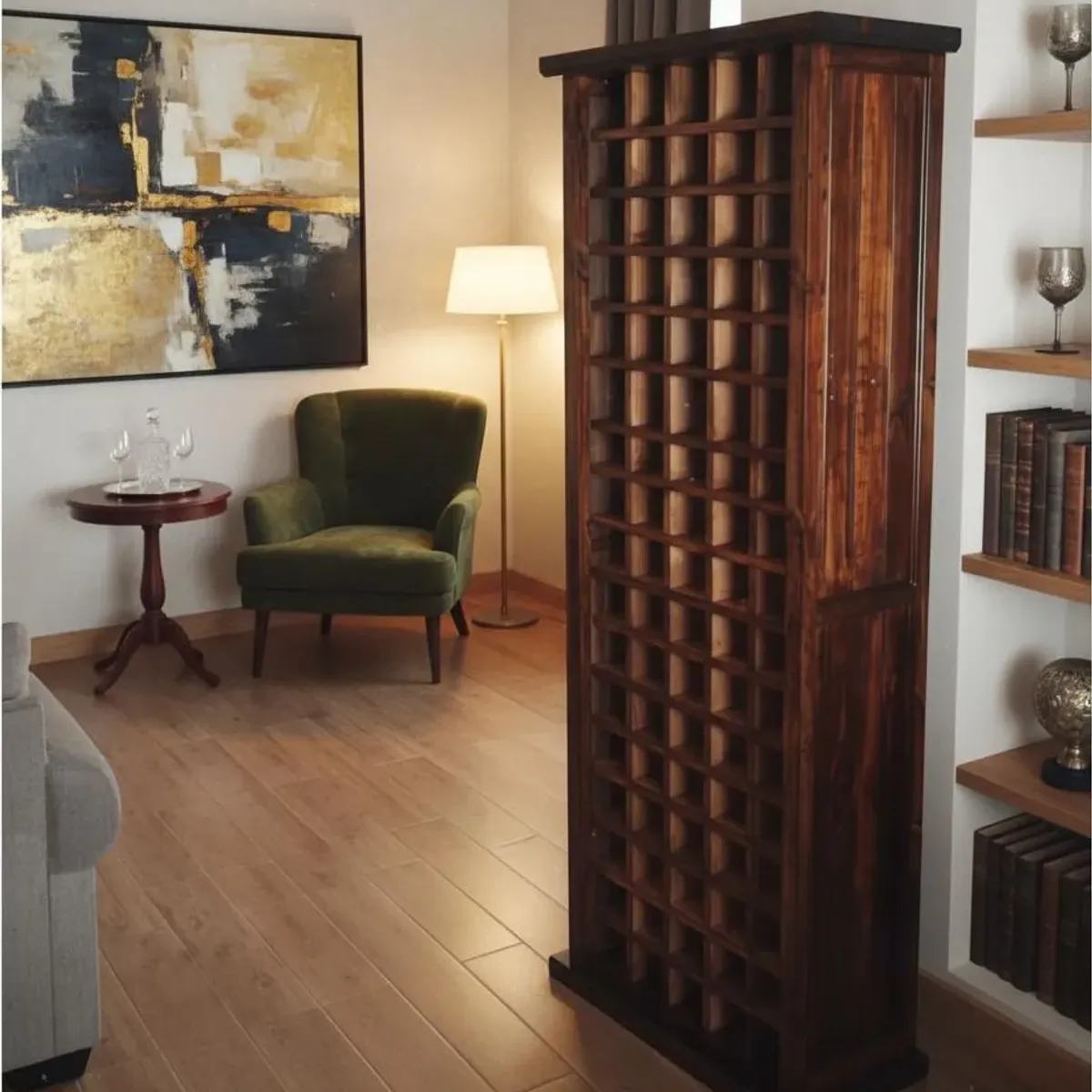 GENERICO - Cava Vinos Madera Capacidad 85 Botellas