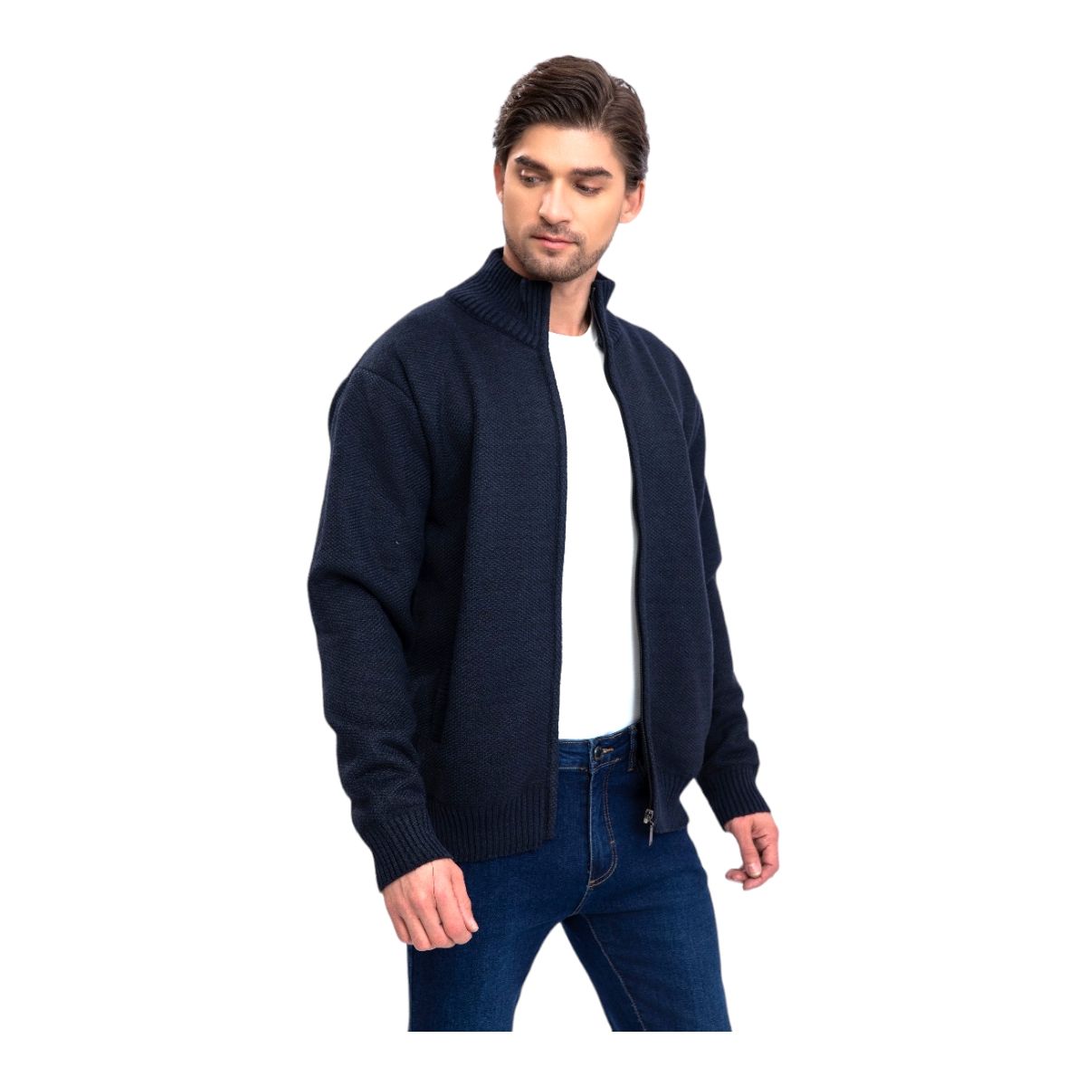 HERIEL - Sweater Hombre Térmico Forrado  En Chiporro Mezcla Lana