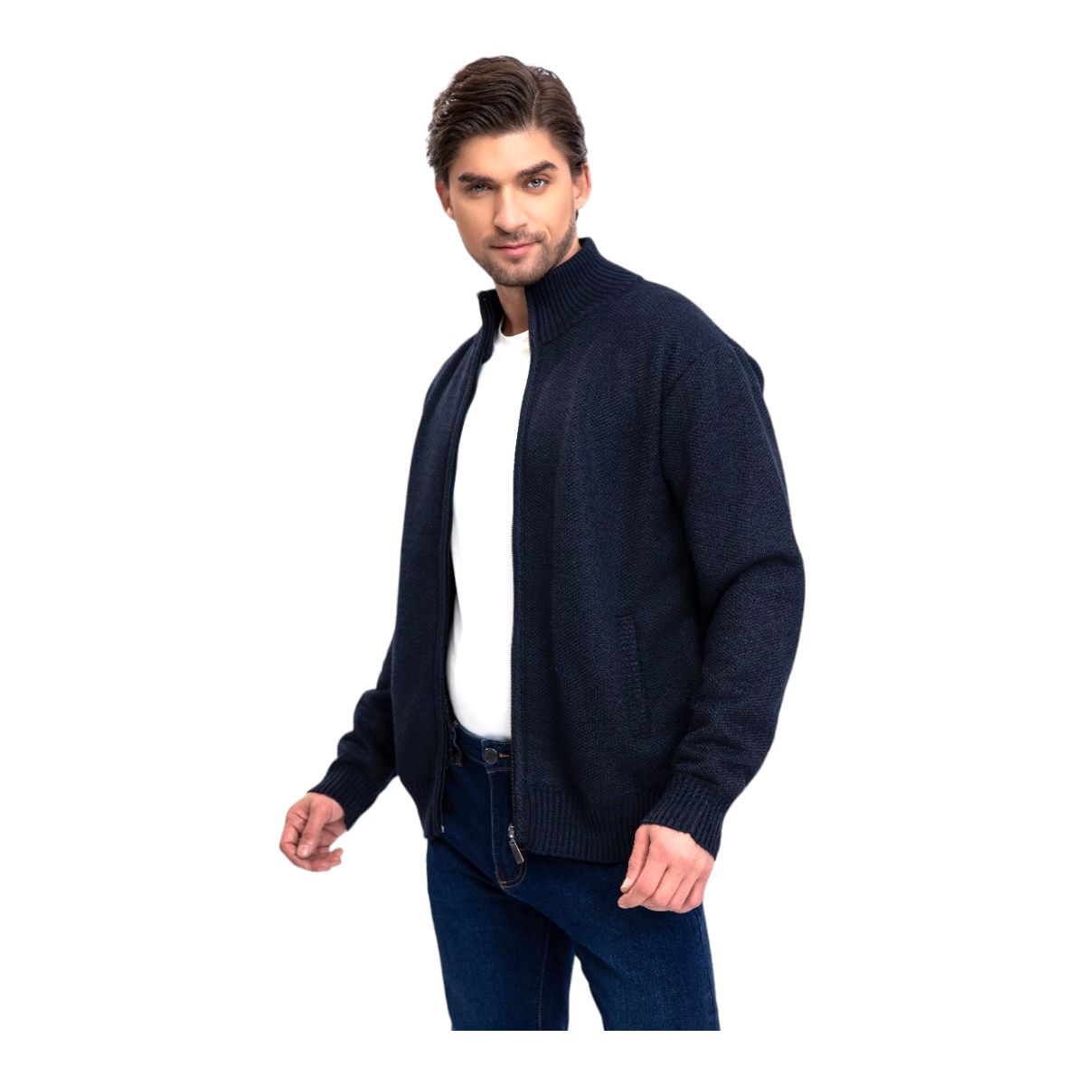 HERIEL - Sweater Hombre Térmico Forrado  En Chiporro Mezcla Lana