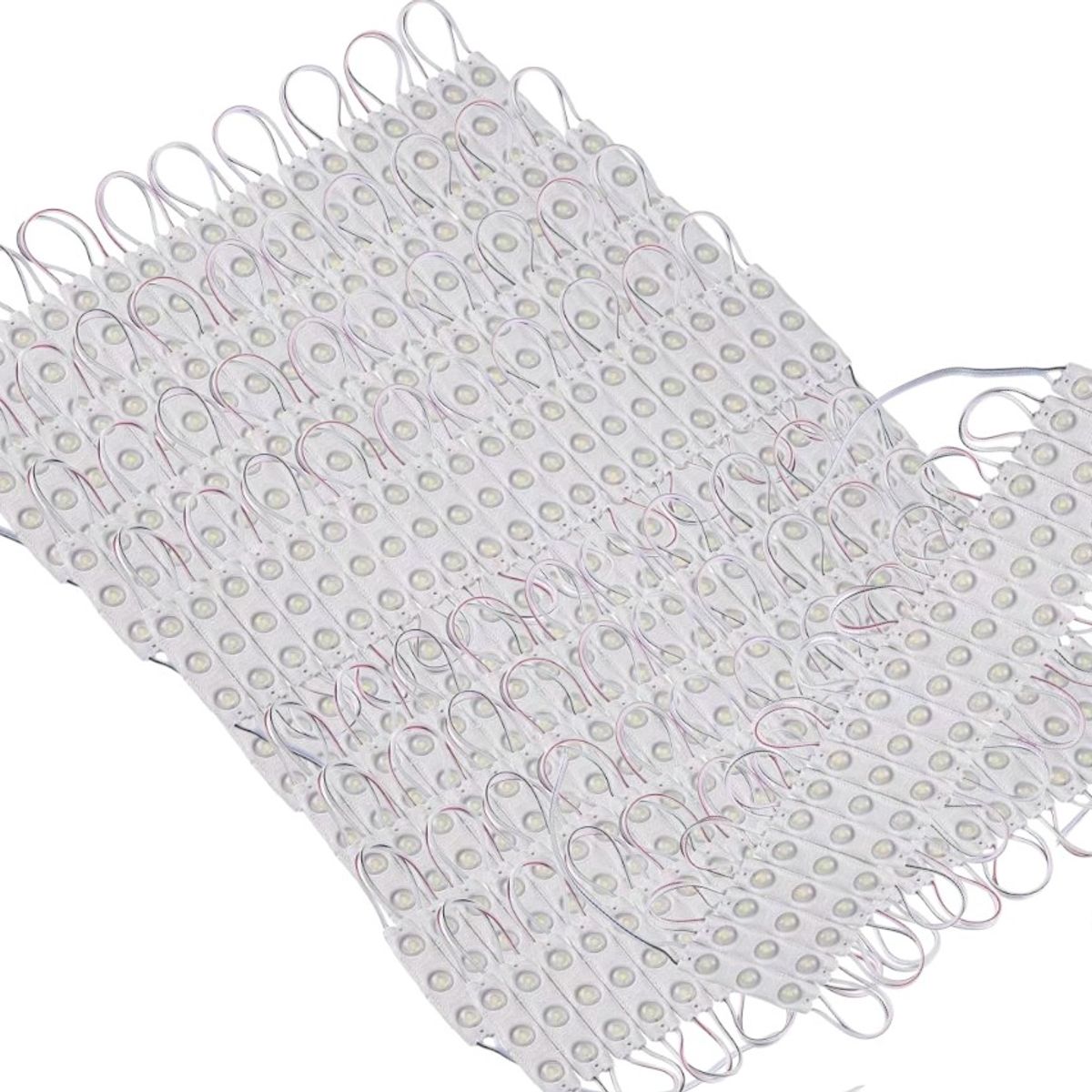 WANT - Módulos Led Calugas 3led 2835 Dc12v 1.2w Luz Fría 200piezas