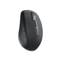 MX Anywhere 3S Mouse Inalámbrico, Bluetooth, Logi Bolt, 8000 DPI, Sensor Darkfield, 6 Botones, Multidispositivo, USB-C, Portátil, Grafito