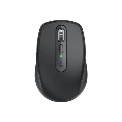 Imagen 2 del producto MX Anywhere 3S Mouse Inalámbrico, Bluetooth, Logi Bolt, 8000 DPI, Sensor Darkfield, 6 Botones, Multidispositivo, USB-C, Portátil, Grafito