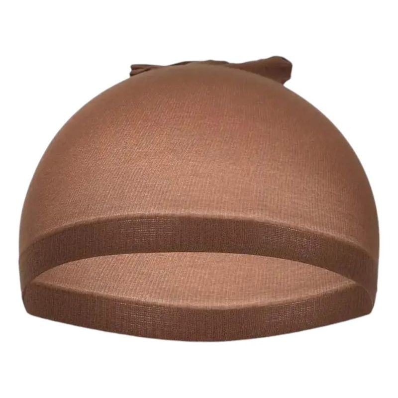 GENERICO - Set 2 Gorros Negro Con Mayas Invisible Para Peluca Marron Oscuro