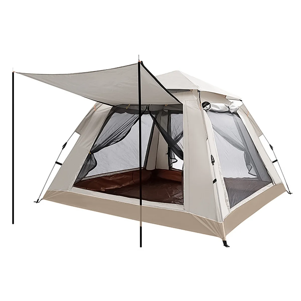 ELEMENT DESIGN - Carpa Instant Camping 4 Personas con 2 Puertas y 2 Ventanas