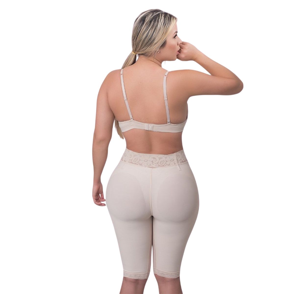 CINTURA SONADA - Faja Short Larga Moldeadora de Piernas y Gluteos Colombiana