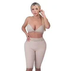 CINTURA SONADA - Faja Short Larga Moldeadora de Piernas y Gluteos Colombiana