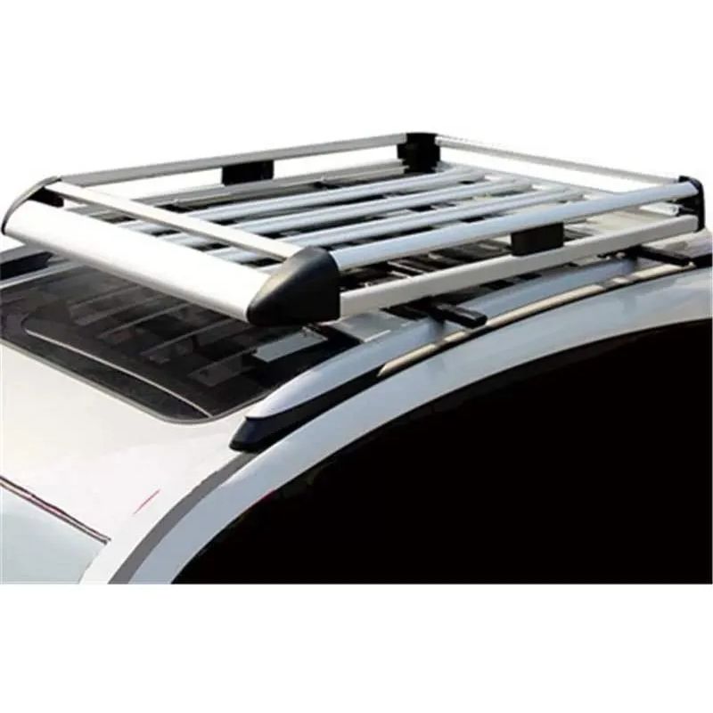 GENERICO - Parrilla De Techo Aluminio 13x09mt + Barras Porta Equipaje