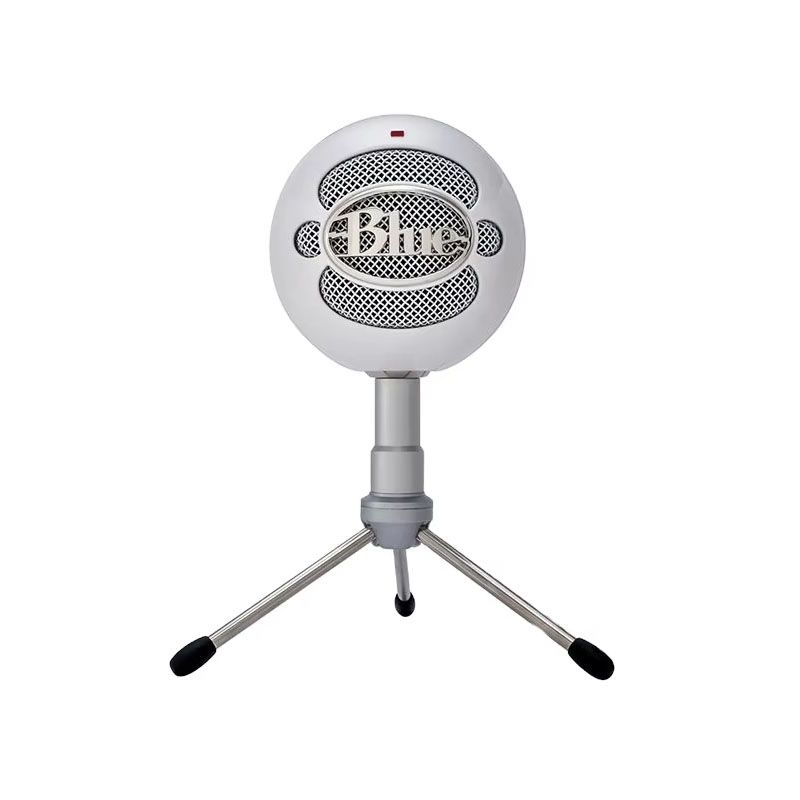 LOGITECH - Micrófono Blue Snowball Ice Patrón Polar Cardioide - Blanco