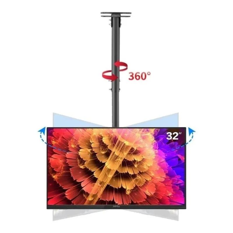 GENERICO - Soporte Tv Techo O Pared Ajustable Base 26 A 60 / 225004