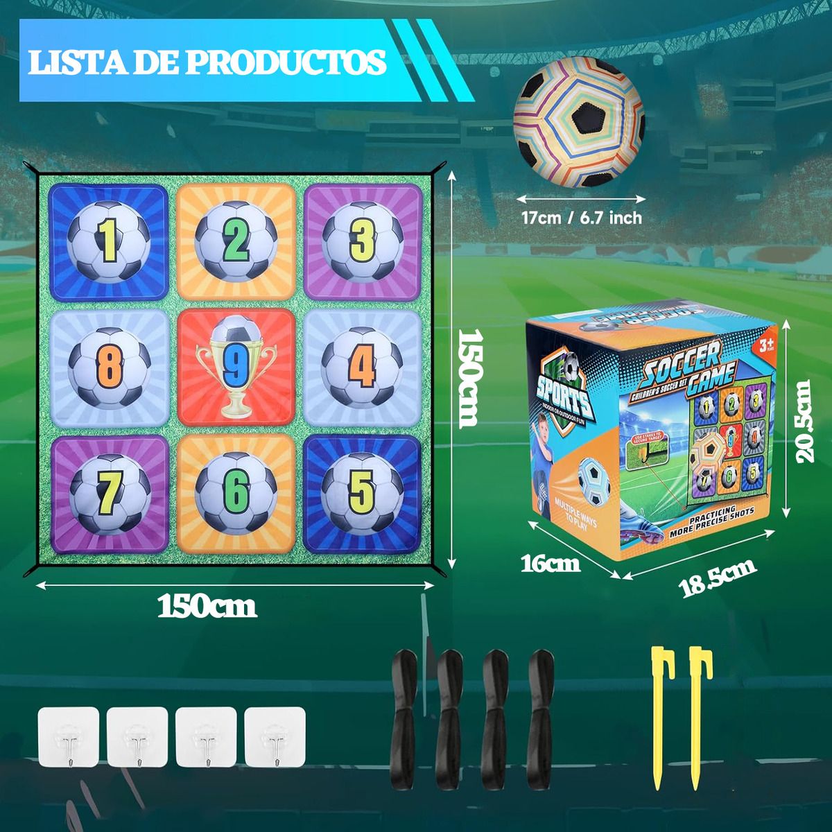 GENERICO - Juego De Fútbol Infantil Divertido Juego Perfecto Regalos