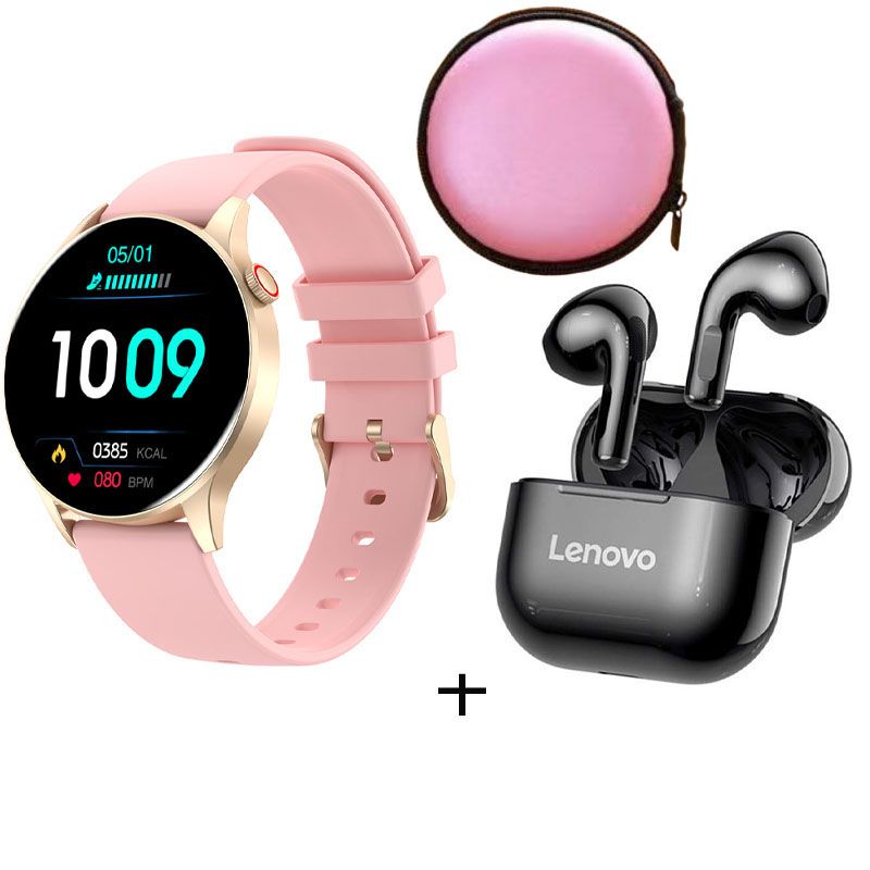 LENOVO - Reloj inteligente deportivo Y85 + Lenovo LP40 Auriculares y Estuche
