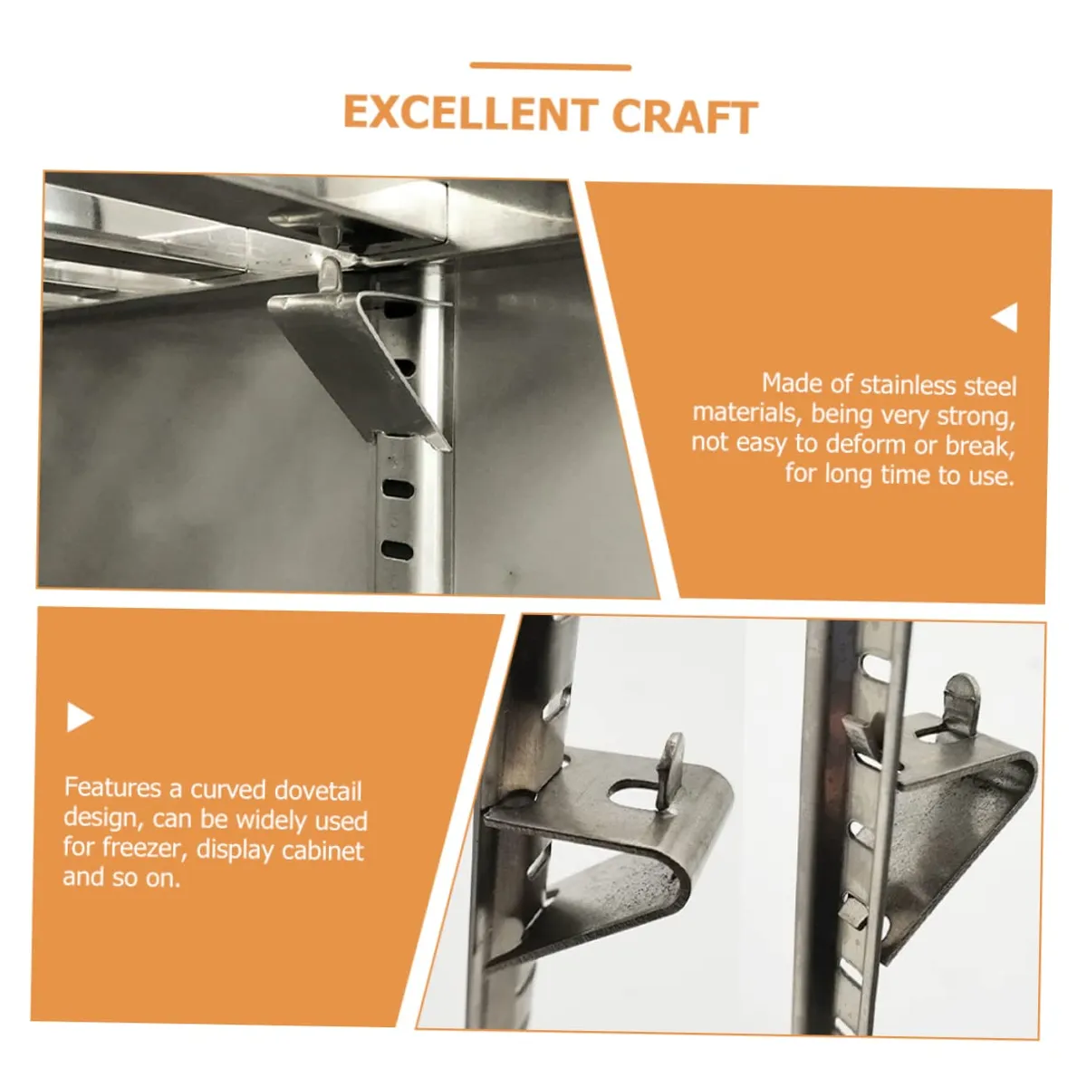 KUANGYE - Soportes Ganchos Cooler De Metal 12 Unidades