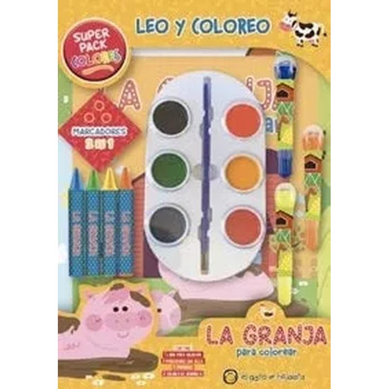 EL GATO DE HOJALATA - Super Pack La Granja Para Colorear