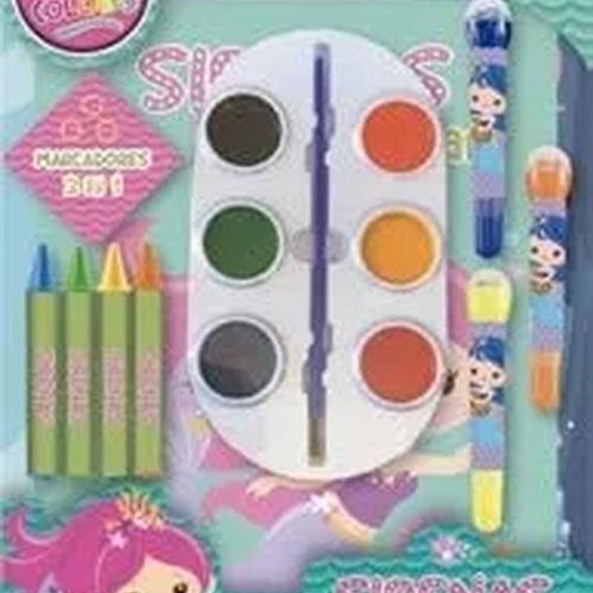 EL GATO DE HOJALATA - Super Pack Para Colorear Sirenas