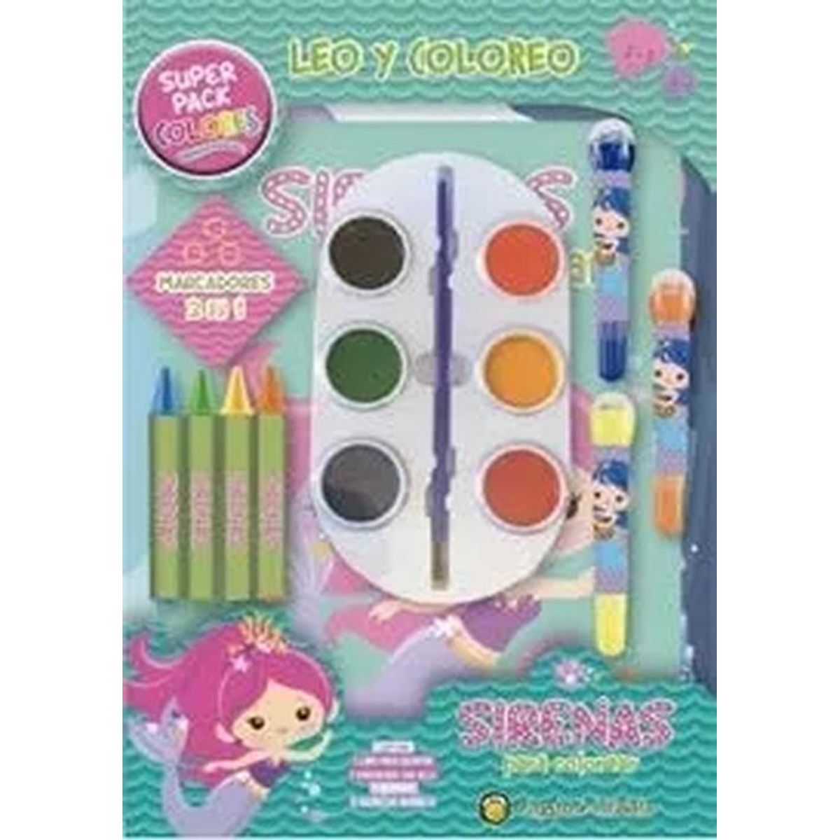 EL GATO DE HOJALATA - Super Pack Para Colorear Sirenas