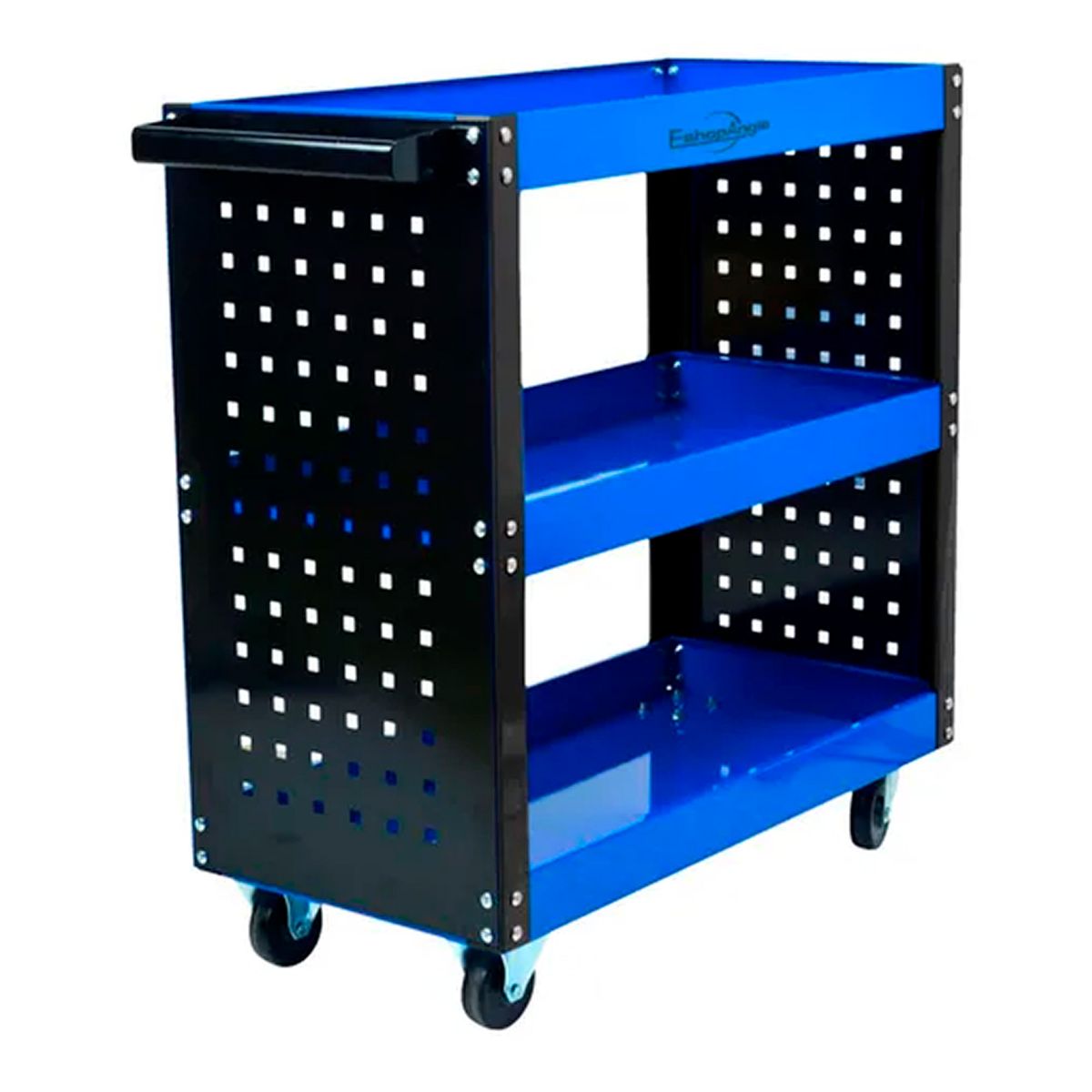 ESHOPANGIE - Carro Porta Herramientas 3 Niveles Con Organizador Lateral