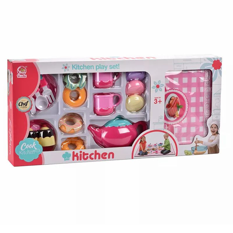 GENERICO - Set Juego De Té Para Niños Picnic Con Manta